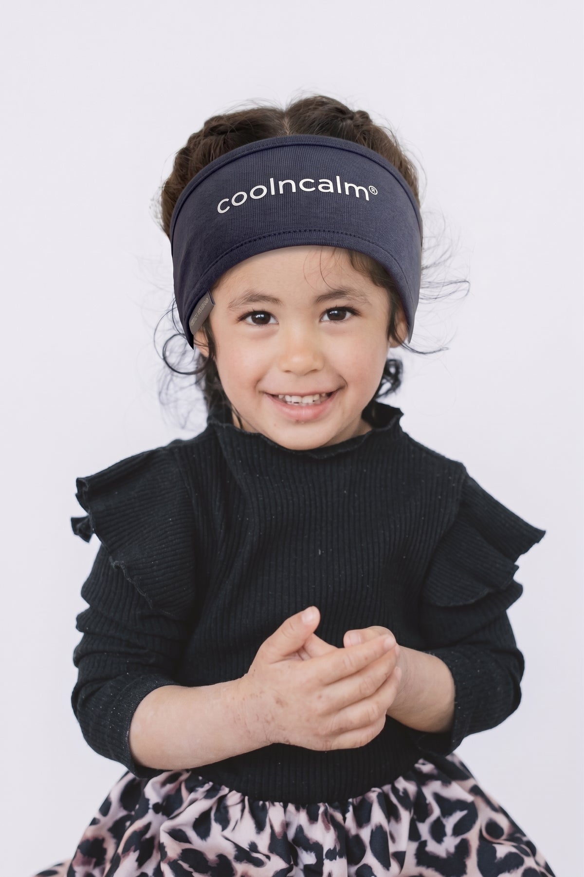 CoolnCalm™ Toddler Fever & Cooling Headband – 360° Cold Compression Band for Fevers & Headaches