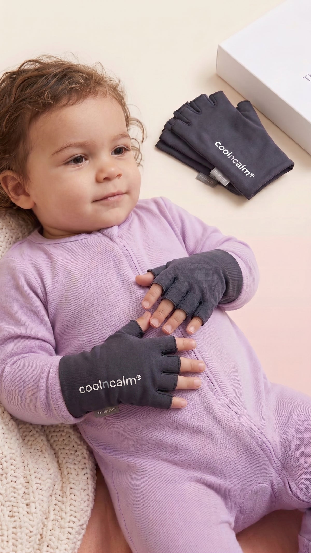 CoolnCalm™ Toddler Cooling Gloves – 360° Cold Compression Sleeves for Eczema Relief